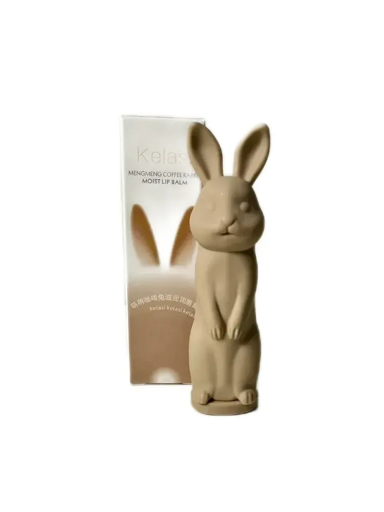 Бальзам для губ KELASI в виде зайчика бежевый