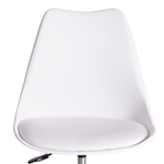 Офисное кресло TULIP (mod.106-1) металл/пластик/PU, 58 x 47 x 97см, White (белый) / Chrome (хром)
