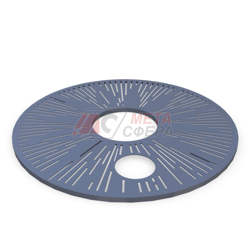 Приствольная решетка Сити с отверстием под светильник