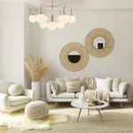 6580/9C CLASSI LN26 36 французское золото, серый/белый металл, керамика/стекло Люстра потолочная E14 9*40W 220V VIVIEN