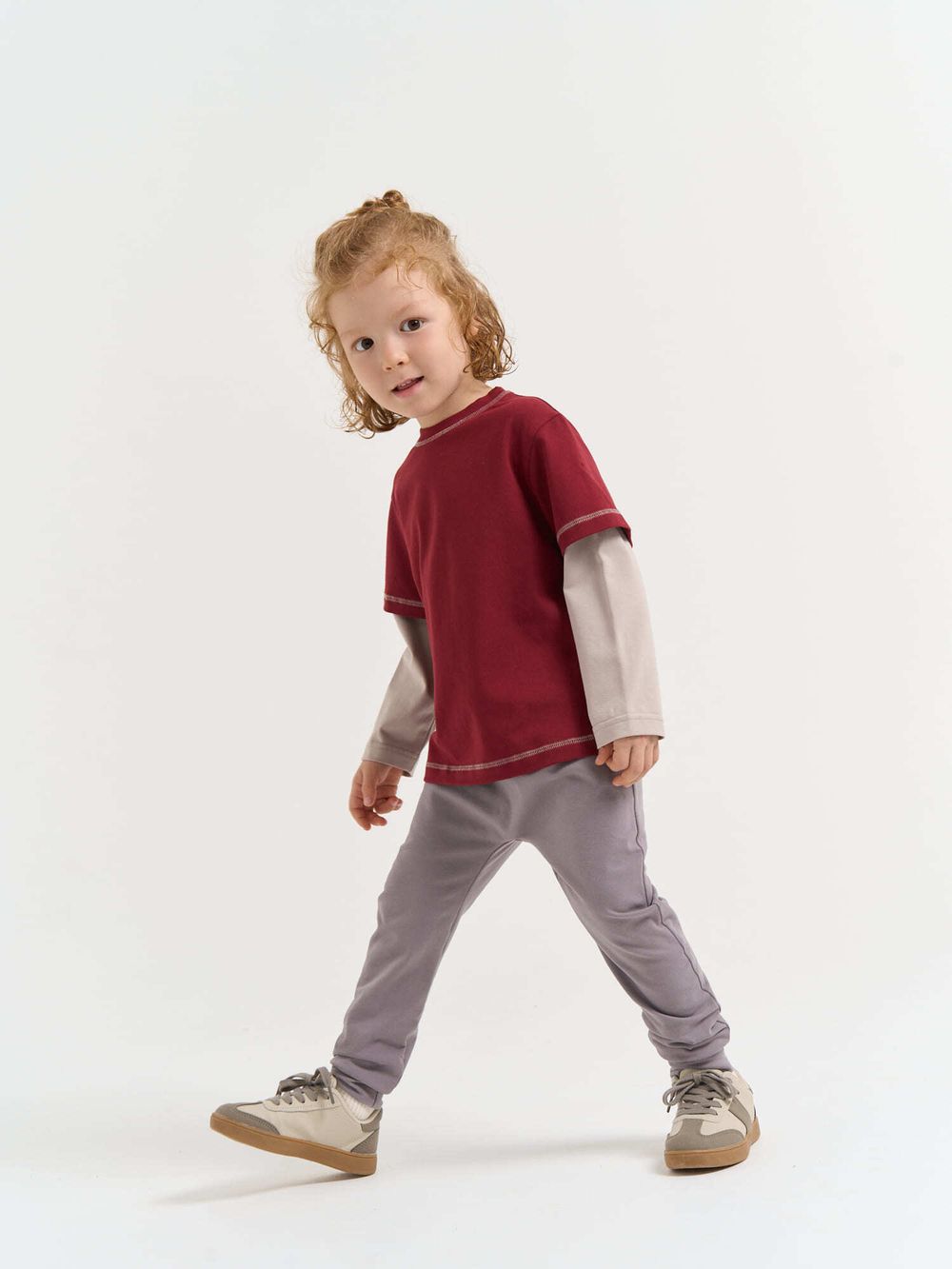 Брюки с манжетой "Галька"