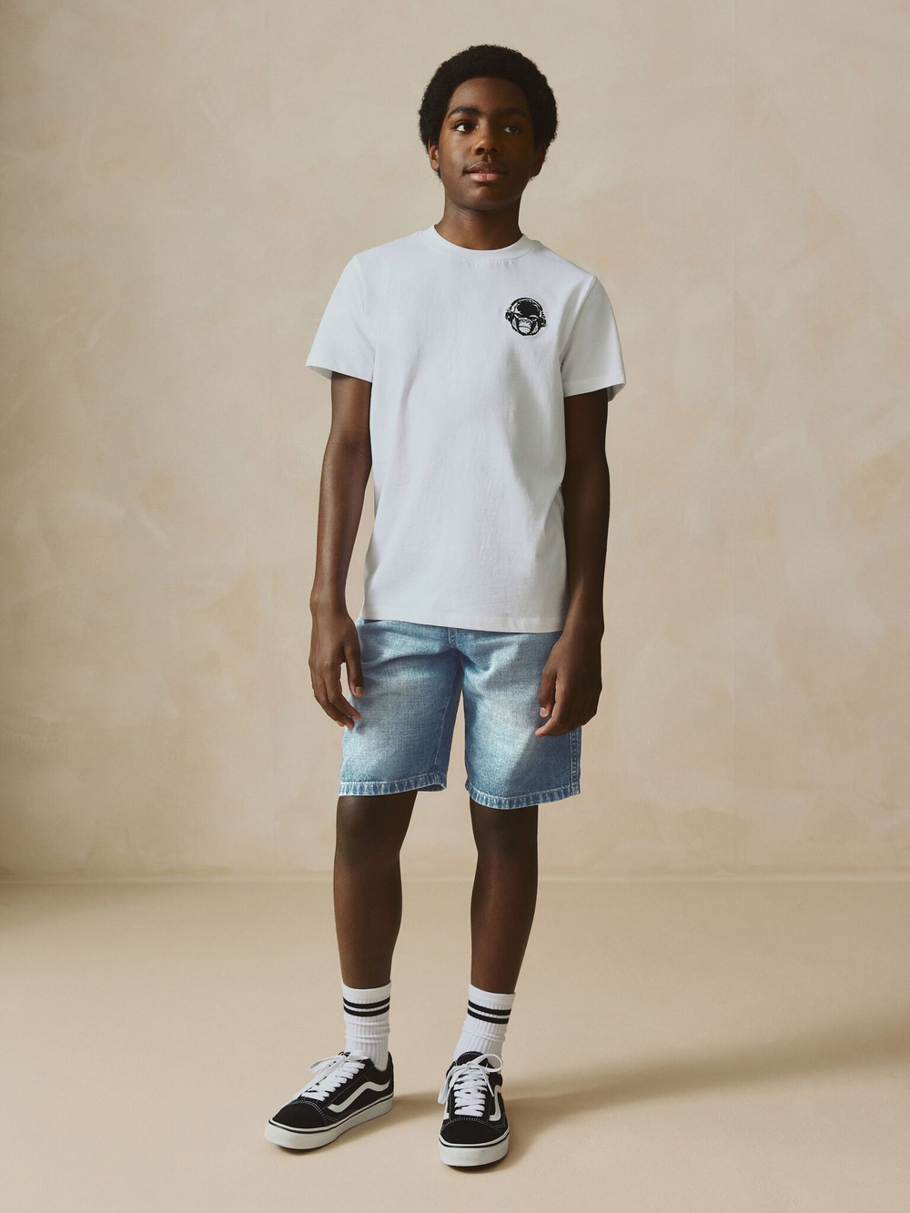 Шорты джинсовые для мальчика Next AC5-643, Голубой