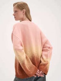 Джемпер оверсайз из смесовой шерсти "Карамель" женский