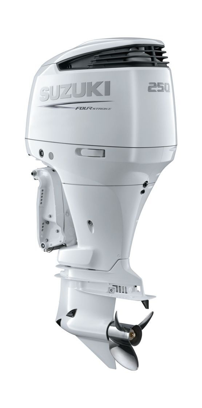 Мотор лодочный Suzuki DF250APX, белый