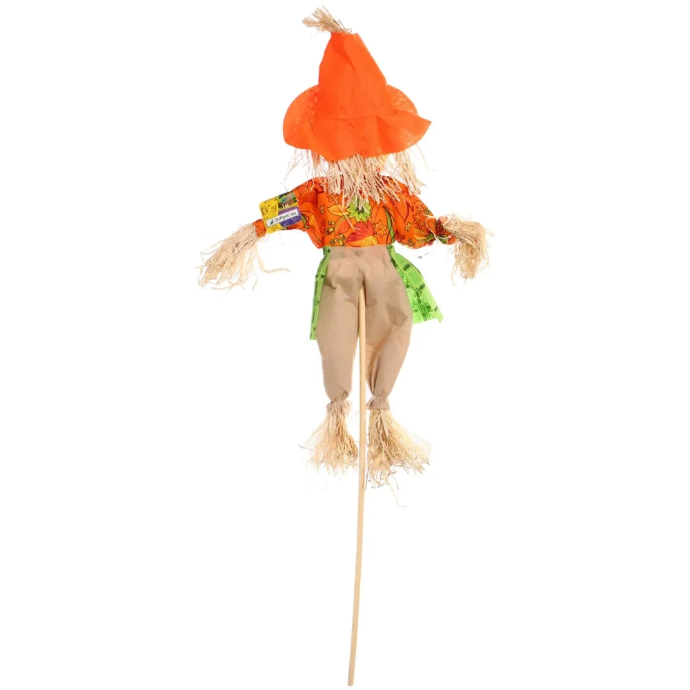 Фигура садовая «Пугало - Стелла» в оранжевой шляпе 55 (85) см ДоброСад