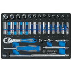 KING TONY (934-188MRV) Набор инструментов "FOCUS" в красной тележке, 188 предметов