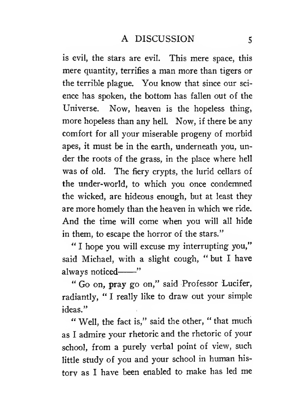 The Ball And The Cross | G. Chesterton