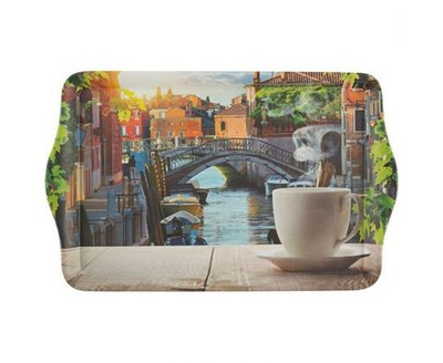 Поднос сервировочный FANTASIA, 43,5х27х2,8см, термостойкий пластик 8260 Mallony