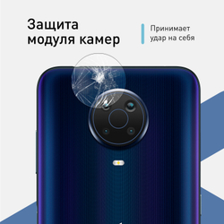 Стекло на камеру ROSCO для Nokia G20 оптом (арт. NK-G20-CLEAR-CAM-GLASS)