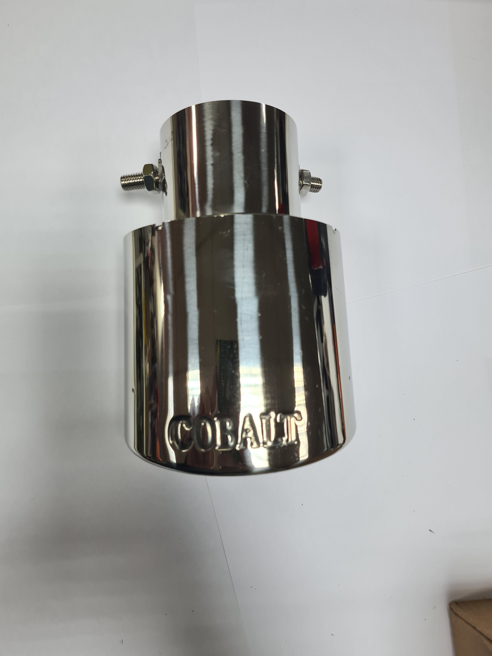 Насадка на глушитель с надписью COBALT тёмная тюнинг