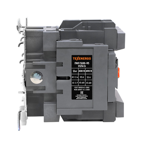 Пускатель магнитный ПМЛ 5100-95 230В 95А 1з+1р УХЛ4 Б Теxenergo