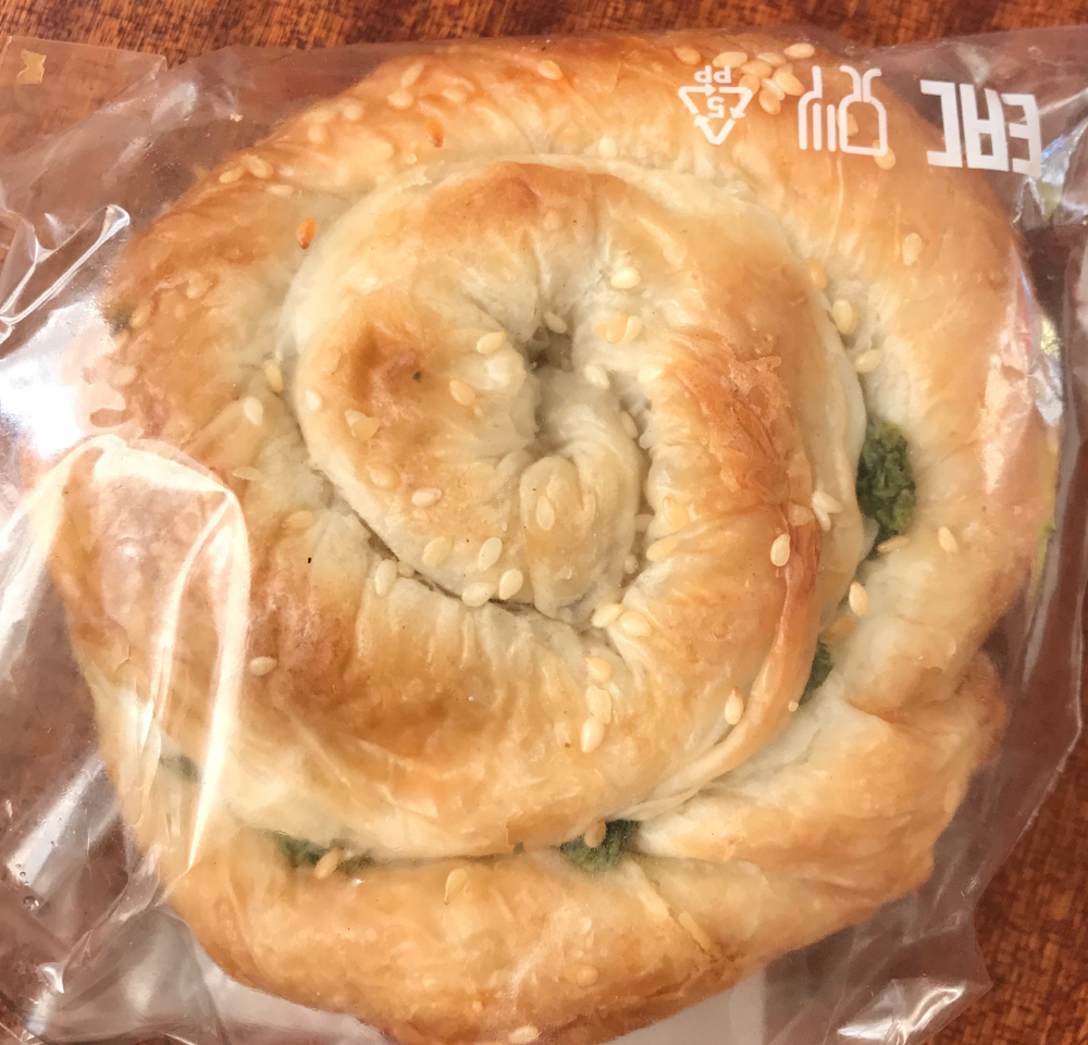 улитки со шпинатом и сыром