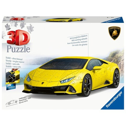 Ravensburger - 3D Пазл Lamborghini Huracan Evo Giallo 156 элементов. 115624 / артикул   115624  / GTIN 4005556115624