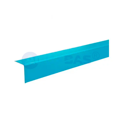 Металлический уголок внешний с ПВХ-покрытием Alkorplan Adria Blue 1,4мм 0,05х0,05х2м (81170038)