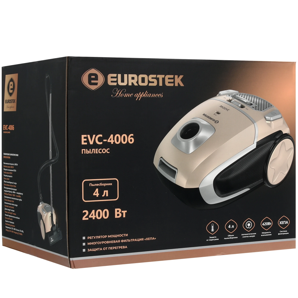 Пылесос EUROSTEK EVC-4006