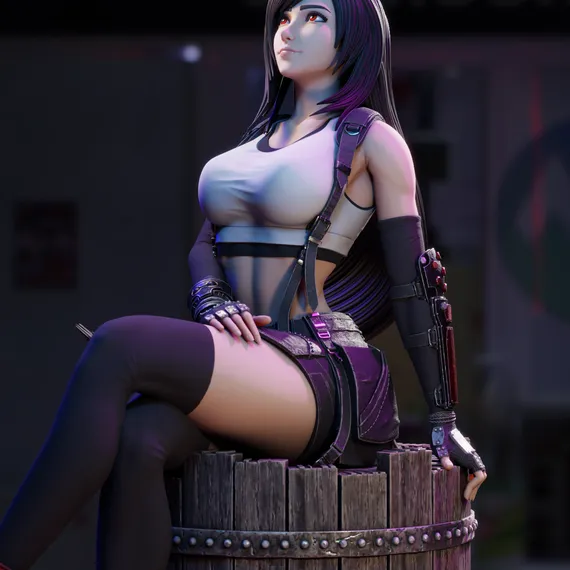 Tifa + NSFW version - Final Fantasy