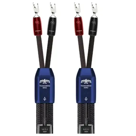 AudioQuest ThunderBird Zero + ThunderBird Bass BiWire Spade 2.5 m