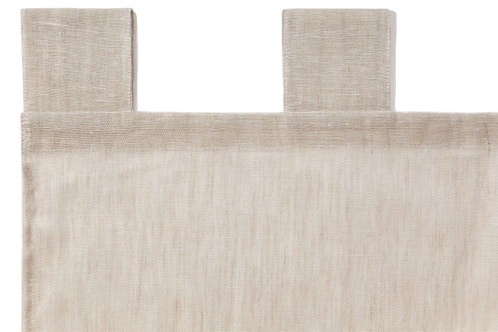 Шторы на петлях льняные 2шт Luxberry Timeless меланж Литва