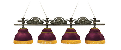 Лампа Лео II 4 плафона - клен