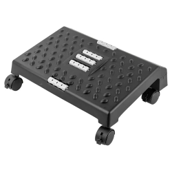 Подставка для ног с массажными роликами на колесиках(12.5х25х38см) WMC TOOLS WMC-PLM2