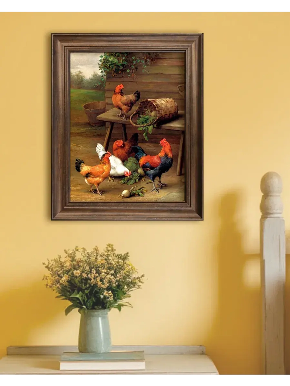 Картина интерьерная на холсте в раме 25*31 см