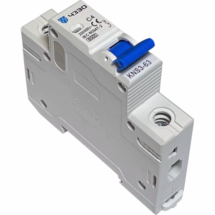 Модульный автоматический выключатель KNS3-63-AC-1P-C4