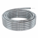 Металлорукав из оцинкованной стали с протяжкой DN 12мм, Dвн 12,0 мм, Dнар 15,0 мм, IP40, 50м