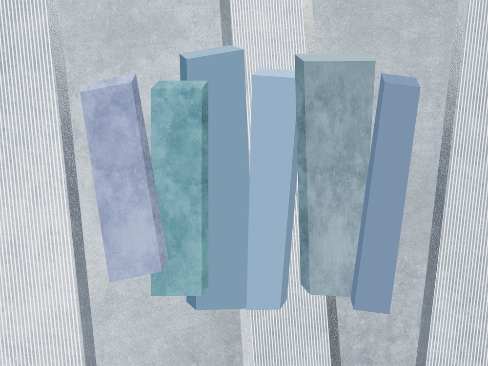 Дизайнерские обои Wall Street Deco-3d