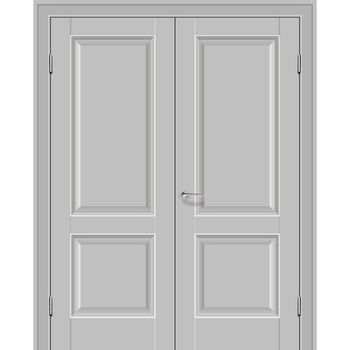 Межкомнатная дверь экошпон Profil Doors 91U манхэттен распашная двустворчатая глухая