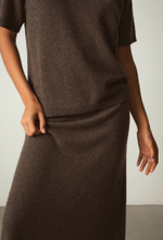 Юбка ALINA, шоколадный