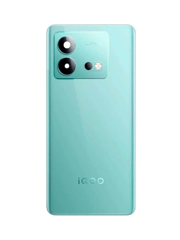 Задняя крышка для  Iqoo Neo 8 зеленая (Green) со стеклом камеры