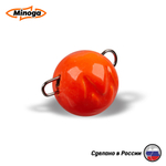 Свинец Minoga "Чебурашка", цвет оранж, 56 гр.(3шт)