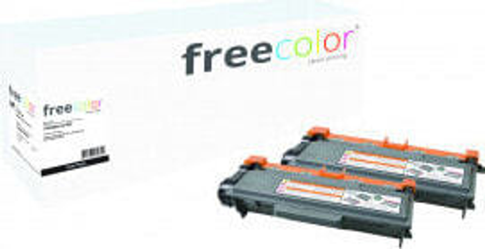 Тонерный картридж Совместимый Черный 2 шт Freecolor TN3390-2-FRC