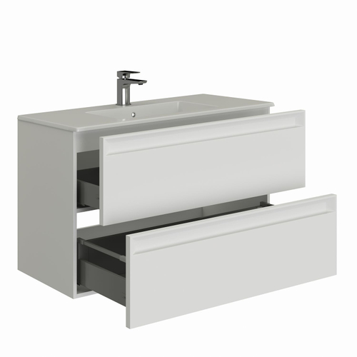 Тумба с раковиной Allen Brau Eclipse 2.0 80 см 1.E1002.WM 2.0 матовый белый