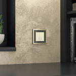 Рамка на 1 пост Baguette (черный/латунь)