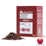 Термостабильные капли CHOCOVIC из темного шоколада Dolores, 1,5 кг