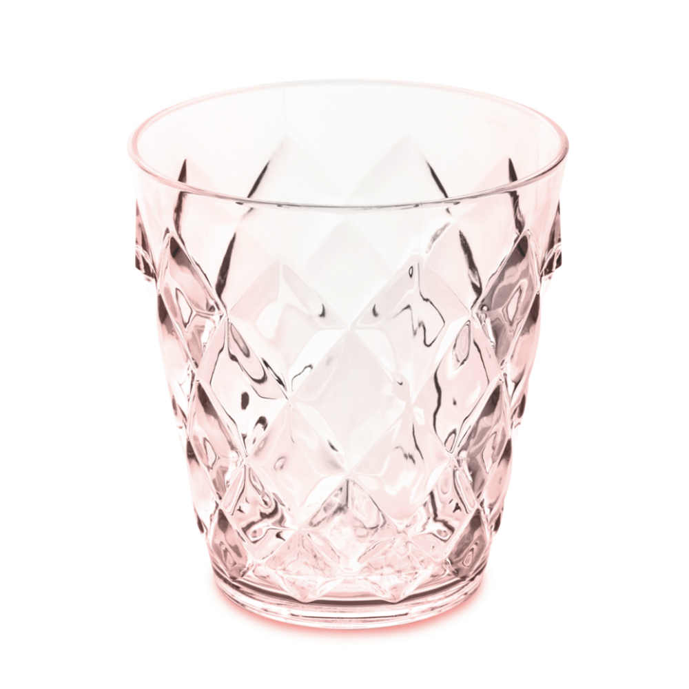 Стакан crystal, 200 мл, акрил, розовый