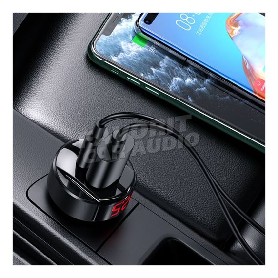 АЗУ 1USB Usams US-CC113 C19 5000mA алюминий Type-C дисплей чёрный