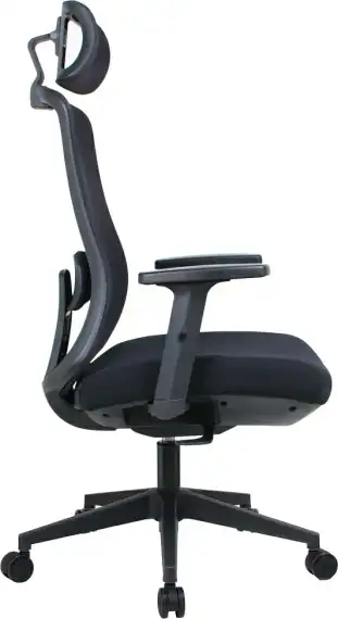 Кресло персонала Sunon Point CAD81SW Сетка/Ткань черная