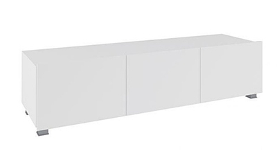 ТВ-тумба Порту 150 МДФ (белая) 150*43*37 см, Белый, Белый Фасадный   Фиеста