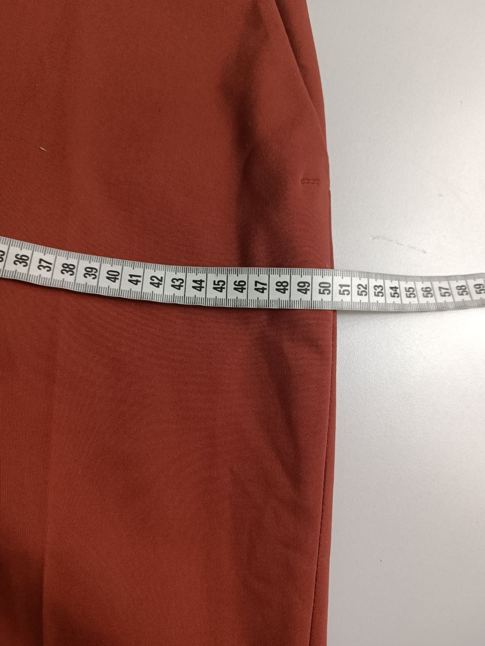 Брюки BOZENA ярки-кирпичного оттенка 46 размер