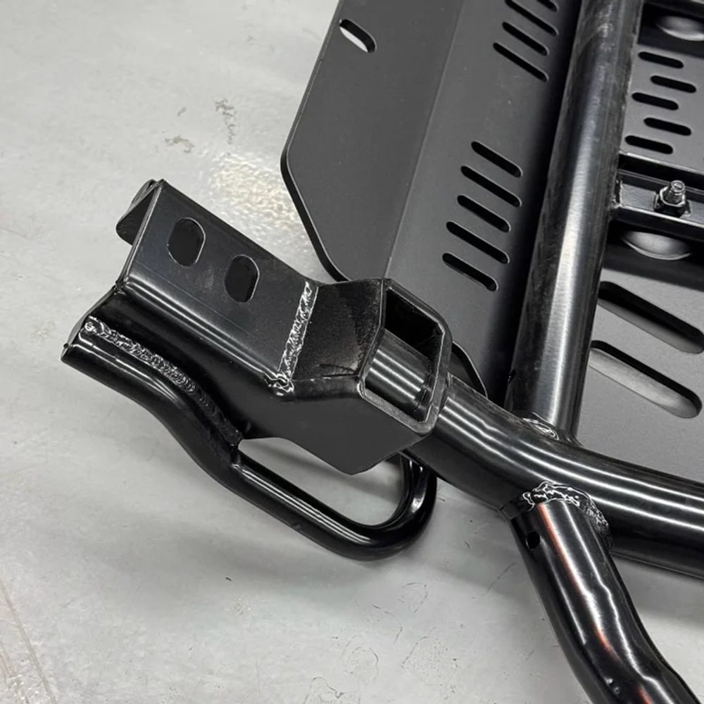 Защита картера с дугой переднего бампера для Toyota Land Cruiser Prado 250 LC250 Крузак Тойота Кенгурятник защита бампера