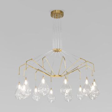 201002/12 / подвесная люстра / латунь Smart