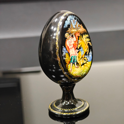 Яйцо сувенирное "Конек-горбунок"(ручная роспись Палех)