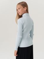 Джемпер водолазка для девочки AT274 голубой