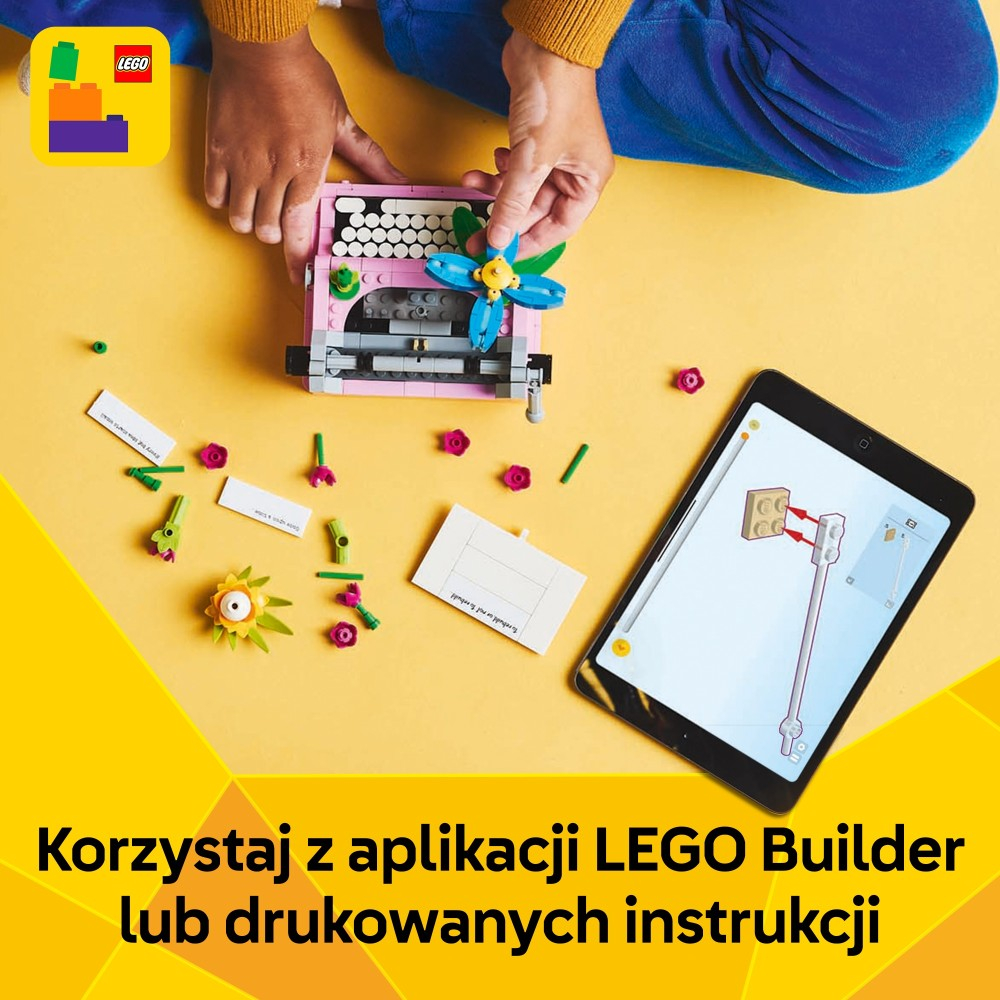 Конструктор LEGO Creator 31169 Печатная машинка с цветами — фото 14