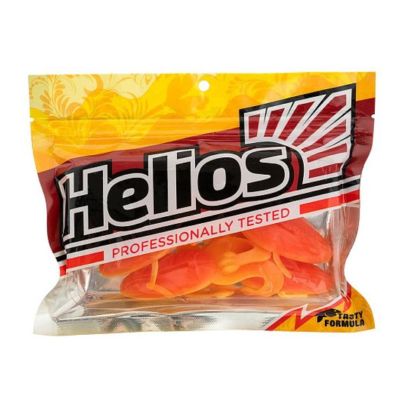 Лягушка Helios Crazy Frog 3,55"/9,0 см Orange & Yellow 4шт. (HS-23-015)