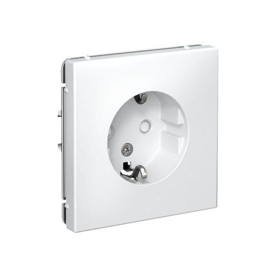 Розетка ArtGallery 16А с заземл. защ. шторки механизм бел. SE GAL000145