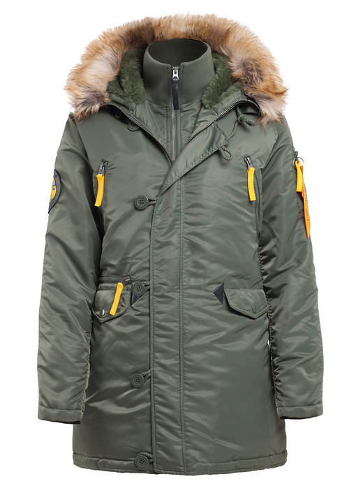 Куртка Аляска Женская - Apolloget Alaska Wmn (олива/желтый - s.green/yellow)