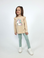 022-03-5 Комплект для девочки (джемпер+ лосины)